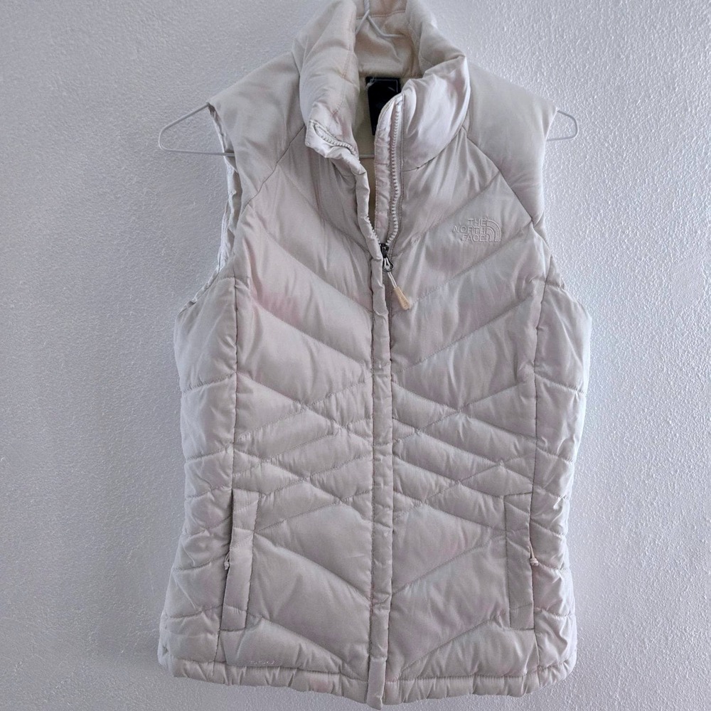 The North Face‎ Womens Aconcagua 550 Down Puffer Vest Vintage Cream White Small